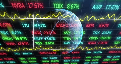 Global Business Data Visualization with Digital Interface