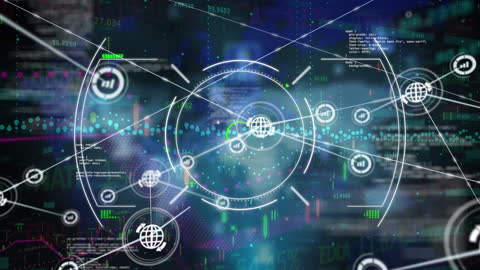 Digital Network Connections with Data Visualization Concepts