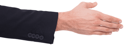 Transparent Handshake Gesture from Businessman Close Up - Download Free Stock Videos Pikwizard.com