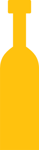 yellow silhouette wine bottle on transparent background - Download Free Stock Videos Pikwizard.com