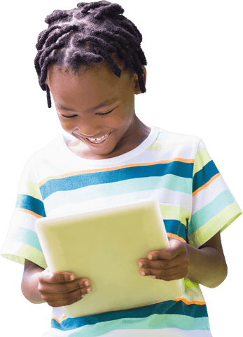 smiling boy engaged with transparent tablet education - Download Free Stock Videos Pikwizard.com