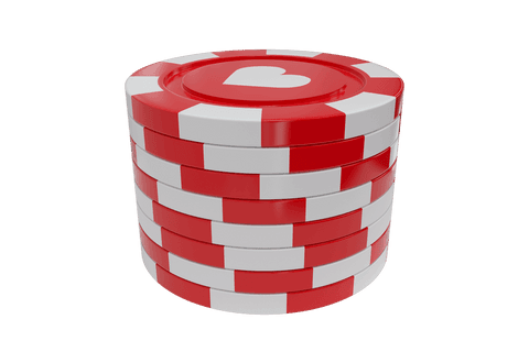 red transparent poker chips with heart design - Download Free Stock Videos Pikwizard.com