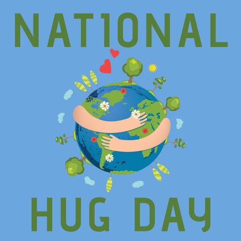 global unity and care on national hug day - Download Free Stock Templates Pikwizard.com