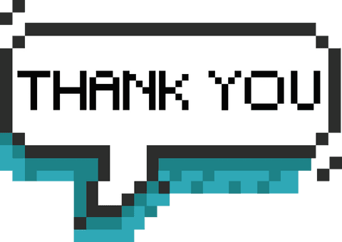 pixelated speech bubble thank you text on transparent background - Download Free Stock Videos Pikwizard.com