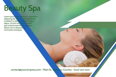 Serene Woman Relaxing in Luxurious Spa Ambiance