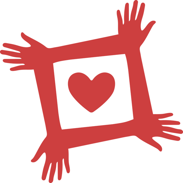 Helping Hands and Heart Illustration on Transparent Background - Download Free Stock Videos Pikwizard.com