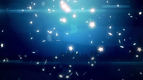 Starry Confetti Shimmering Over Hazed Night Sky