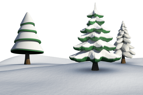transparent snowy fir trees on winter landscape in daylight - Download Free Stock Videos Pikwizard.com