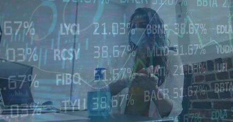 Office worker focused on health & productivity