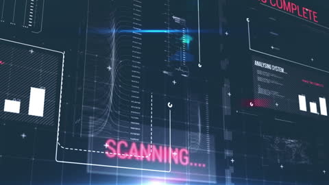 Futuristic Financial Data Analysis Interface