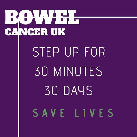 Bowel Cancer UK Awareness Fundraising Campaign Poster - Download Free Stock Templates Pikwizard.com