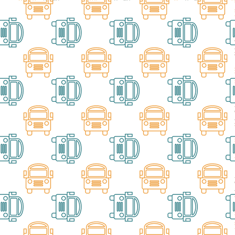 blue and orange bus pattern on transparent background - Download Free Stock Videos Pikwizard.com