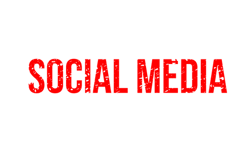 Social Media Red Text on Transparent Background for Communication - Download Free Stock Videos Pikwizard.com
