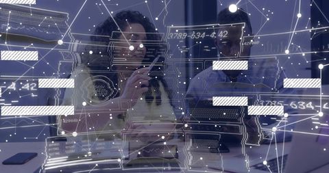 Team Collaboration on Holographic Data in Modern Office