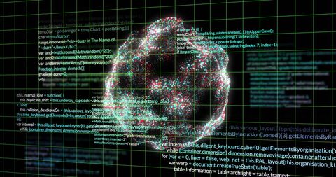 digital data processing with globe connections in cyberspace - Download Free Stock Images Pikwizard.com