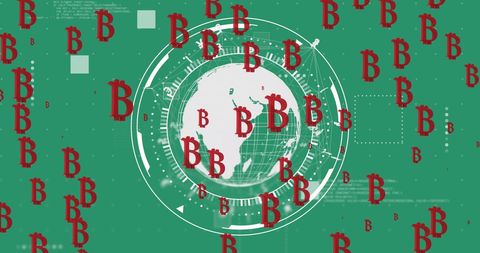 global bitcoin economy digital connections - Download Free Stock Images Pikwizard.com