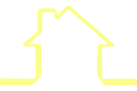 House Outline Icon on Transparent Background with Yellow Lines - Download Free Stock Videos Pikwizard.com
