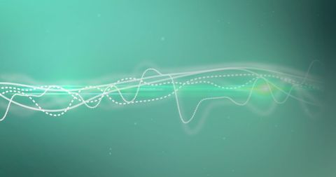 Neon Network Connections on Green Background - Download Free Stock Images Pikwizard.com