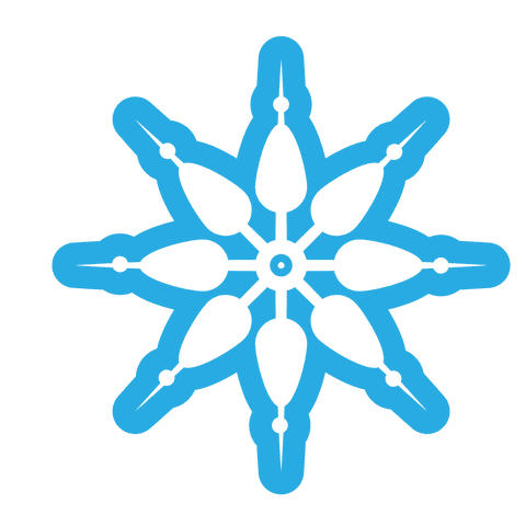 transparent digital blue snowflake design element - Download Free Stock Videos Pikwizard.com