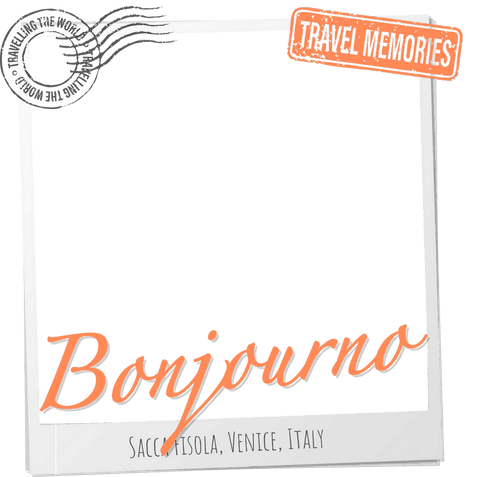 Transparent Vintage Polaroid Frame with Bonjourno Script - Download Free Stock Videos Pikwizard.com