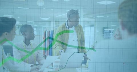 Executive Leading Collaborative Meeting in Fashion Office