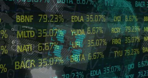 Streaming Global Financial Data on Pixelated World Map