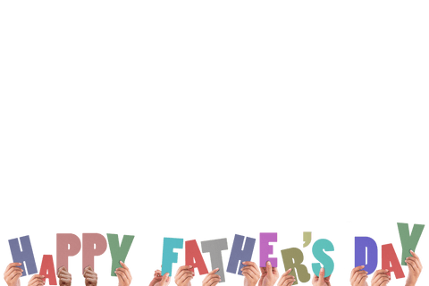 Transparent Hands Holding Letters for Father's Day Celebration - Download Free Stock Videos Pikwizard.com