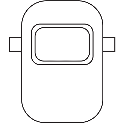transparent vector graphic of welder's helmet for safety and welding use - Download Free Stock Videos Pikwizard.com