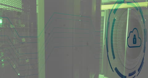 Cloud Security and Data Protection in a Modern Server Room