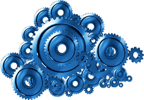 Complex Network of Blue Gear Wheels on Transparent Background - Download Free Stock Videos Pikwizard.com