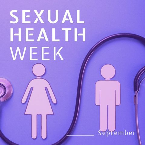 Sexual Health Awareness Promotion with Icons and Stethoscope - Download Free Stock Templates Pikwizard.com