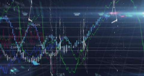 futuristic financial data analysis in digital environment - Download Free Stock Images Pikwizard.com
