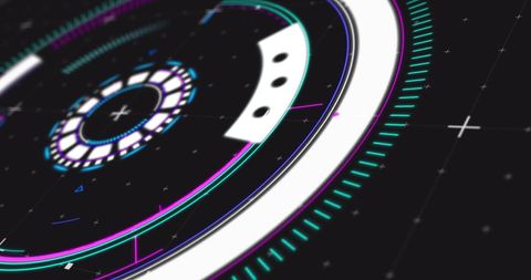 Futuristic Digital Interface with Animated Scanning Effect - Download Free Stock Images Pikwizard.com