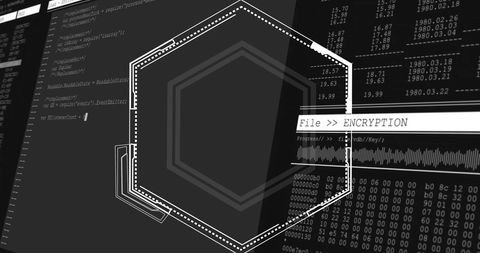 abstract file encryption concept in digital environment - Download Free Stock Images Pikwizard.com