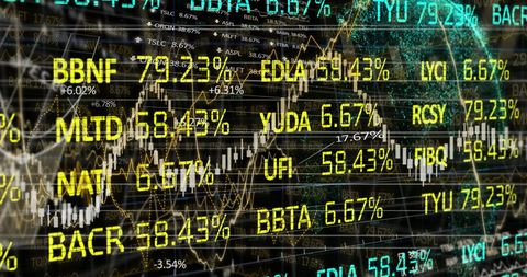 Global Financial Operations with Dynamic Stock Data Visualizations - Download Free Stock Images Pikwizard.com