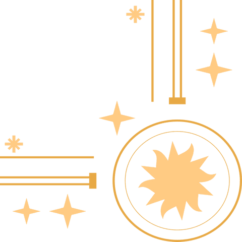 abstract golden starburst motifs on transparent background - Download Free Stock Videos Pikwizard.com