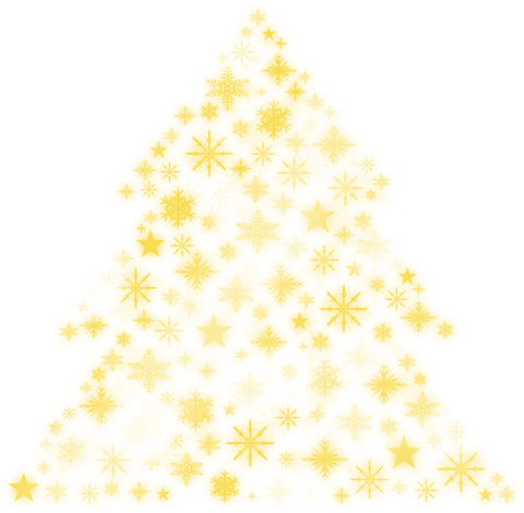 transparent abstract christmas tree design with golden glow - Download Free Stock Videos Pikwizard.com