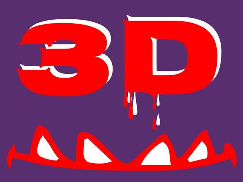 dripping 3d text with sinister smile for halloween themes - Download Free Stock Templates Pikwizard.com