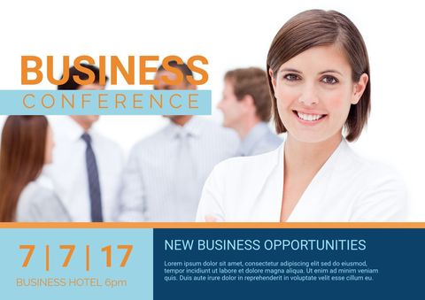 corporate networking event promotional template - Download Free Stock Templates Pikwizard.com