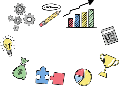 Creative Business Toolbox Elements on Transparent Background - Download Free Stock Videos Pikwizard.com