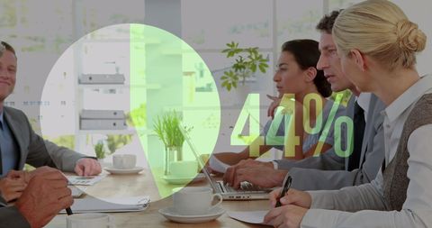 Collaborative Teamworking with Data-Driven Business Environment - Download Free Stock Images Pikwizard.com