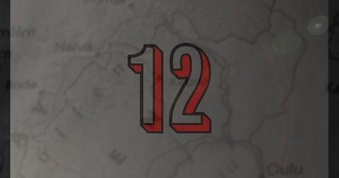 Digital Countdown from 12 on Grey Background - Download Free Stock Images Pikwizard.com