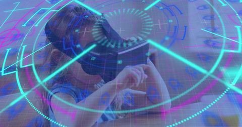 Child Engaged with VR Technology in Educational Setting - Download Free Stock Images Pikwizard.com