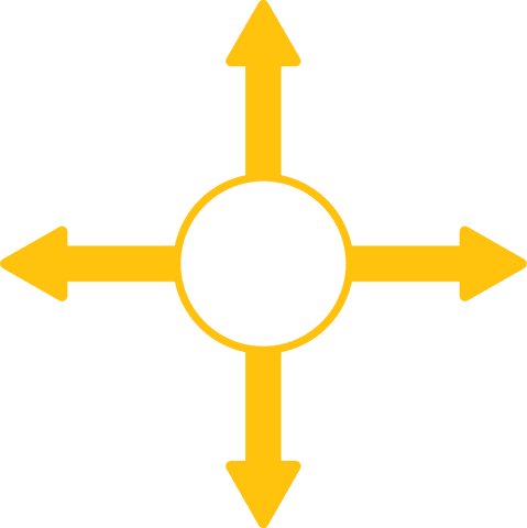 yellow arrows icon on transparent background for direction concept - Download Free Stock Videos Pikwizard.com