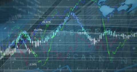Financial Data Processing with Global Business Analytics - Download Free Stock Images Pikwizard.com