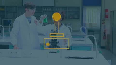 Scientists Engaging with Digital Interfaces in Modern Laboratory