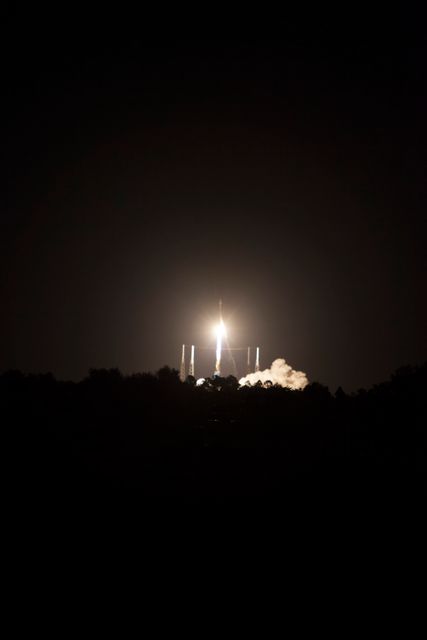 CAPE CANAVERAL, Fla. – A United Launch Alliance Atlas V rocket lifts off from Space Launch Complex 41 on Cape Canaveral Air Force Station carrying NASA's Tracking and Data Relay Satellite, or TDRS-L, to Earth orbit. Liftoff was at 9:33 p.m. EST Jan. 23 during a 40-minute launch window. The TDRS-L spacecraft is the second of three new satellites designed to ensure vital operational continuity for NASA by expanding the lifespan of the Tracking and Data Relay Satellite System TDRSS fleet, which consists of eight satellites in geosynchronous orbit. The spacecraft provide tracking, telemetry, command and high-bandwidth data return services for numerous science and human exploration missions orbiting Earth. These include NASA's Hubble Space Telescope and the International Space Station. TDRS-L has a high-performance solar panel designed for more spacecraft power to meet the growing S-band communications requirements. TDRSS is one of three NASA Space Communication and Navigation SCaN networks providing space communications to NASA’s missions. For more information more about TDRS-L, visit http://www.nasa.gov/tdrs. To learn more about SCaN, visit www.nasa.gov/scan. Photo credit: NASA/Frankie Martin  