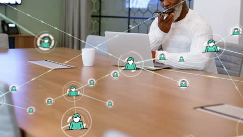 Digital Networking Amidst Office Setting with Technology