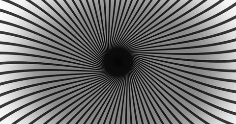 Abstract Black and White Optical Illusion with Spinning Stripes - Download Free Stock Images Pikwizard.com
