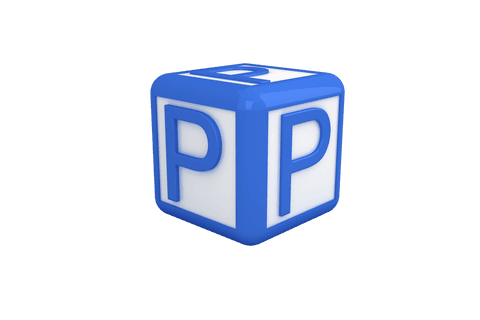 3d blue letter 'p' block on transparent background - Download Free Stock Videos Pikwizard.com